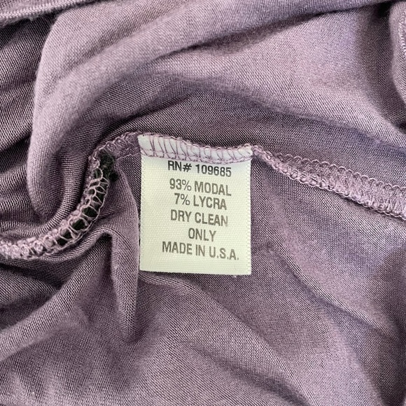 Preston & Hunter Plum Ruffle Sleeve Scoop Neck Top - Picture 6 of 6